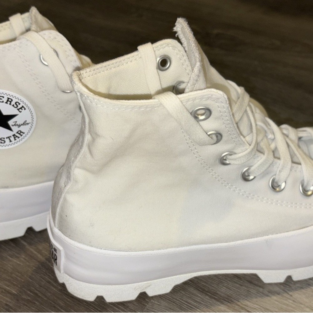 Women's White Converse Sneakers Size 7.5